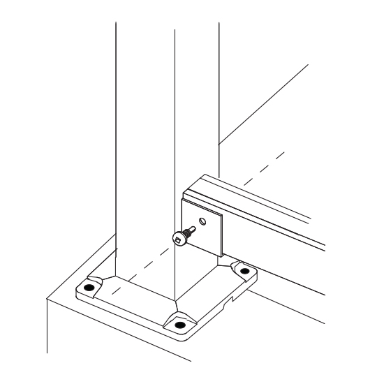 Base-Rail-to-Post – Peak Aluminum Railing